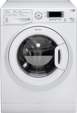 Hotpoint - WDUD9640P - Washer Dryer - White/Ins/Del/Rec